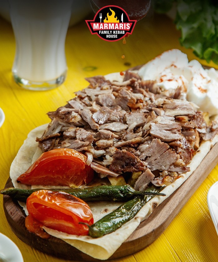 Sizzling Kebab Served in Marmaris Family Kebab House in Alness 