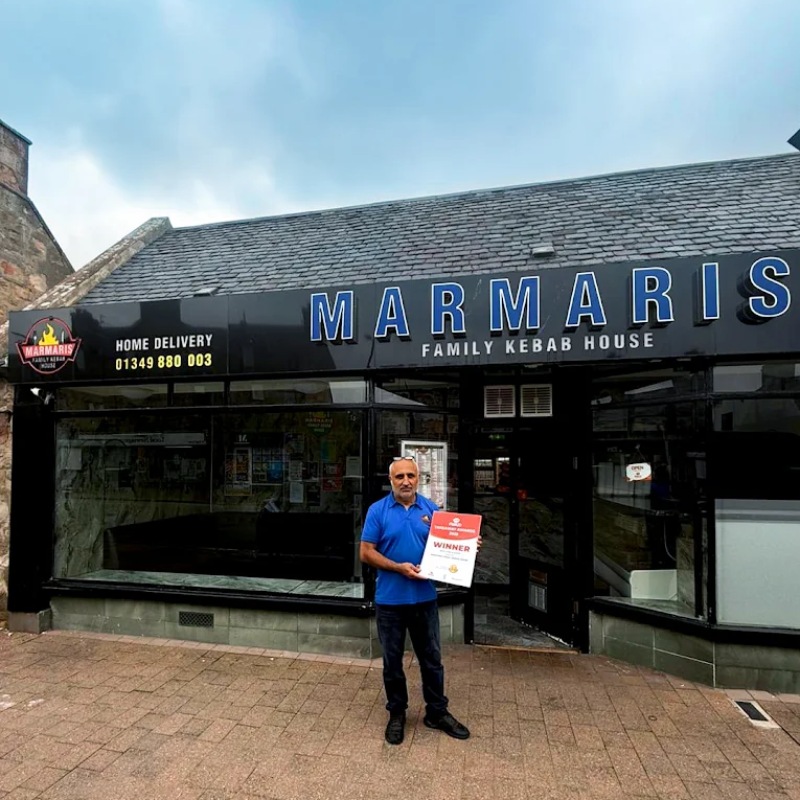 Marmaris Family Kebab House Alness mealzo awards